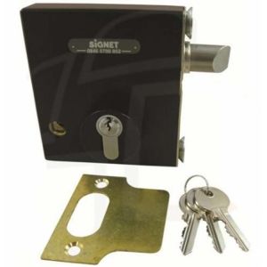 Signet latch Deadlock Bar or Box Section (10mm-60mm)